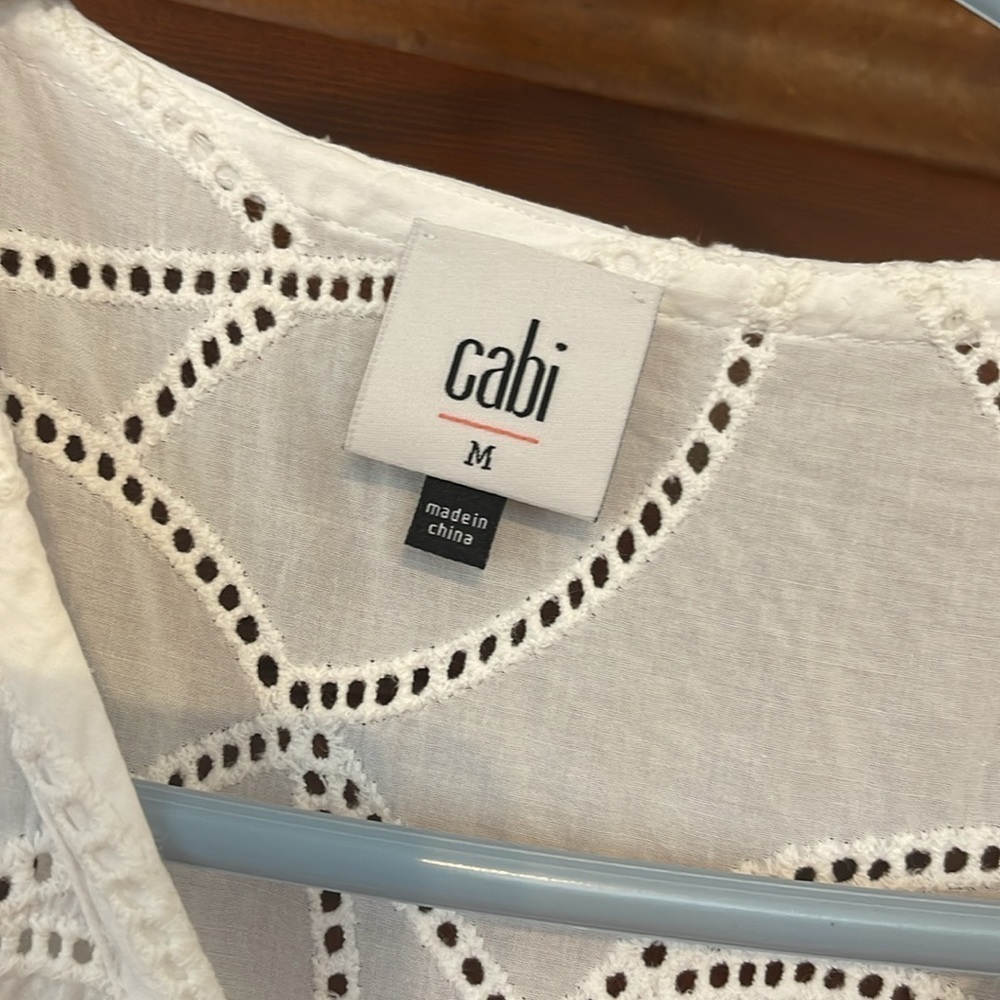 Cabi Gemma top in white size M - Picture 3 of 5